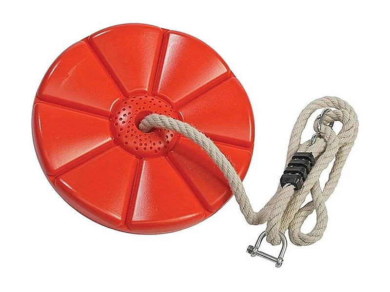 Siège disque pour tyrolienne