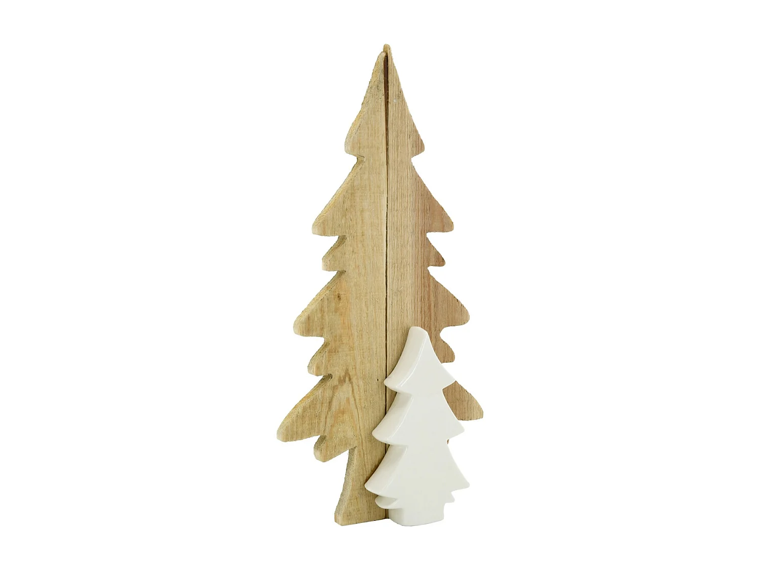 Sapin à poser en bois et céramique