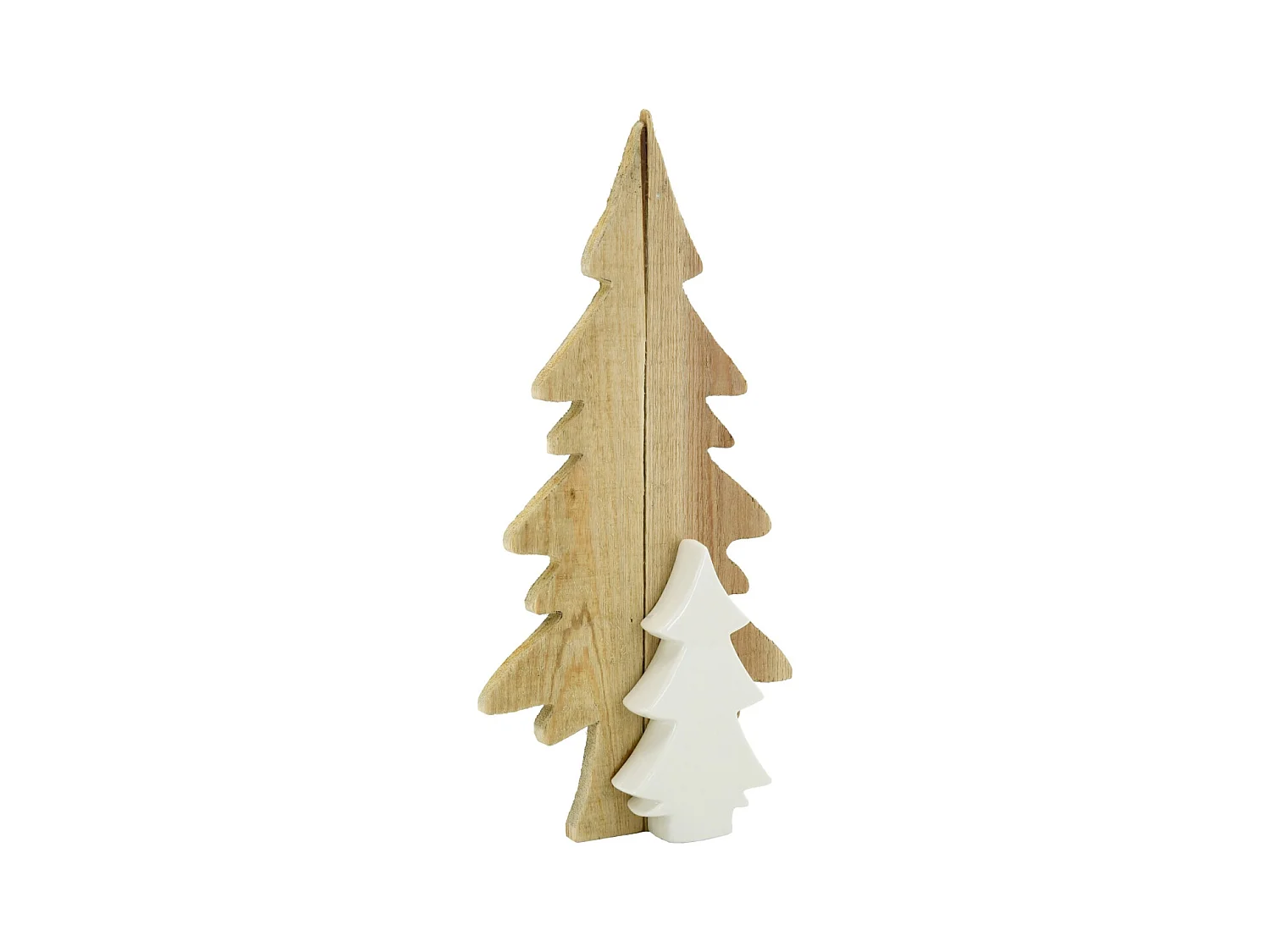 Sapin à poser en bois et céramique
