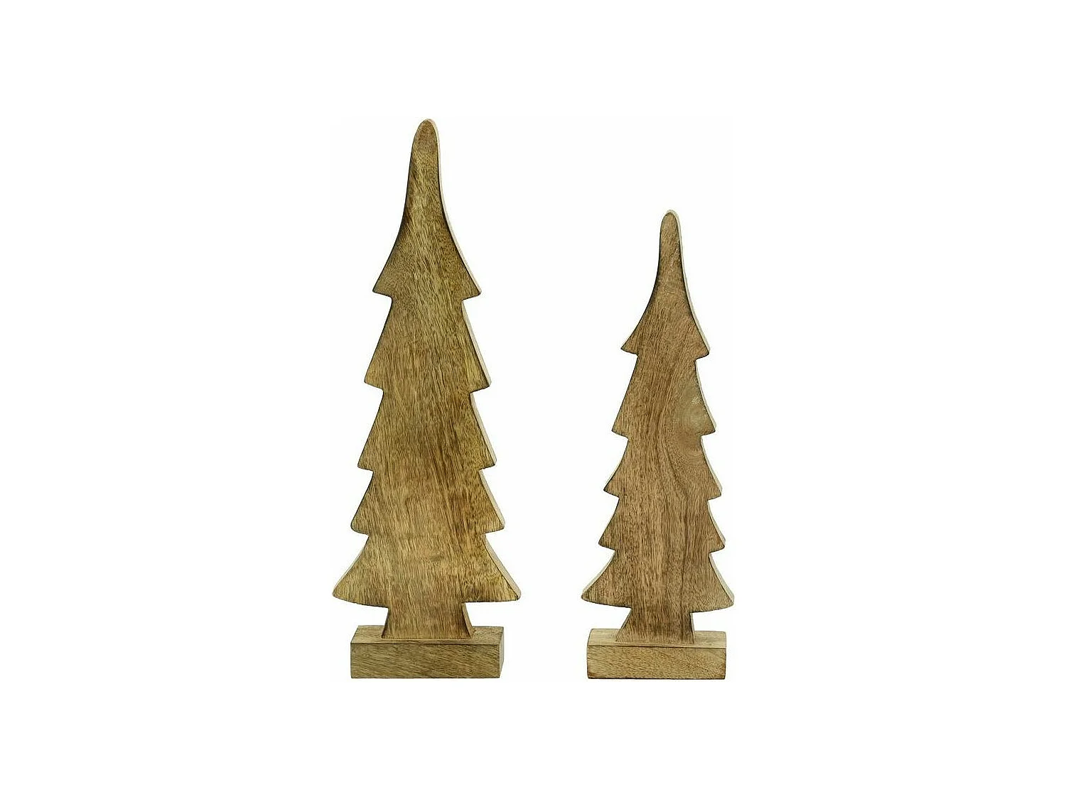 Sapins en manguier laqué blanc