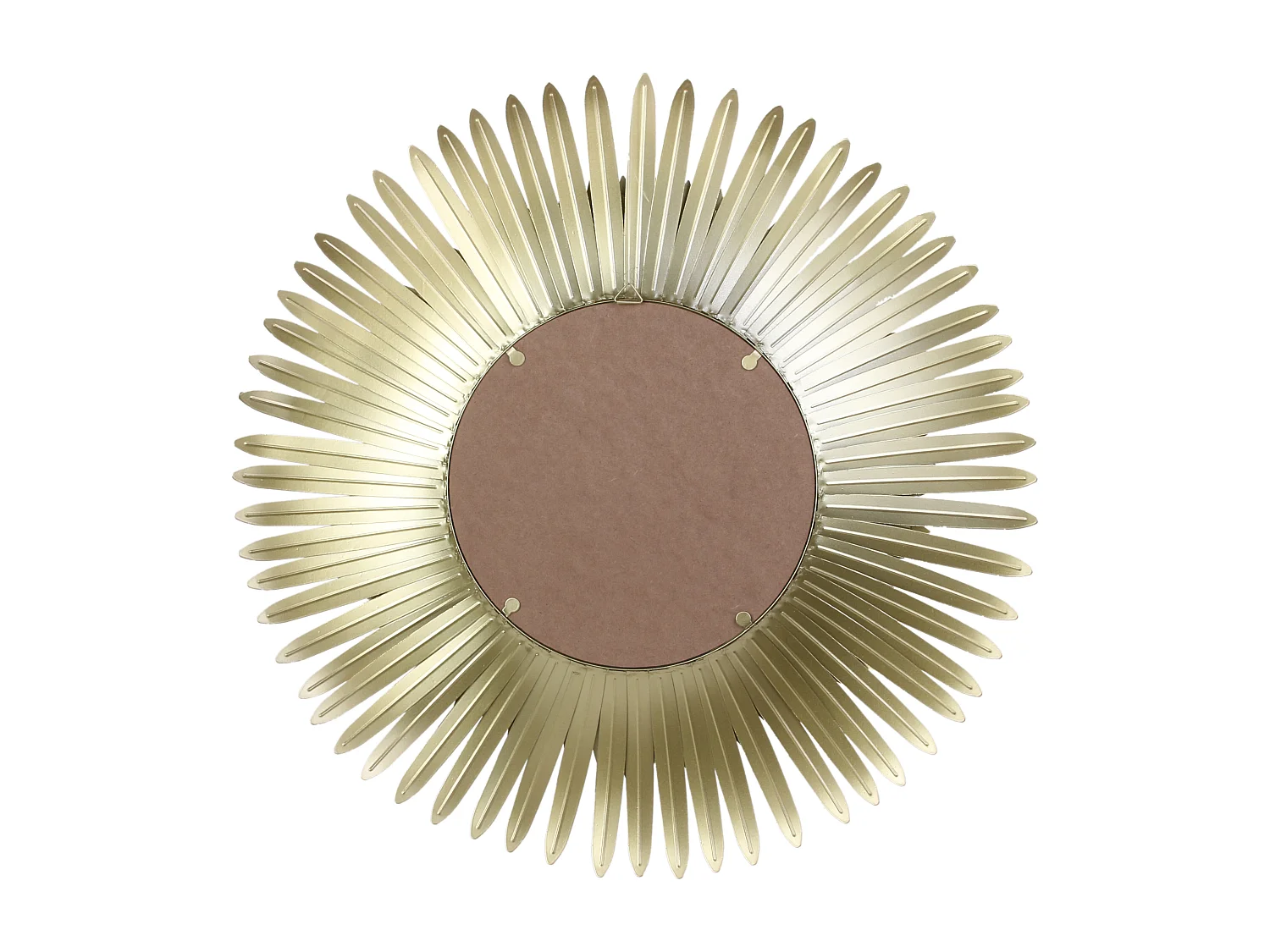 Miroir Plumes Dorees 53cm Or