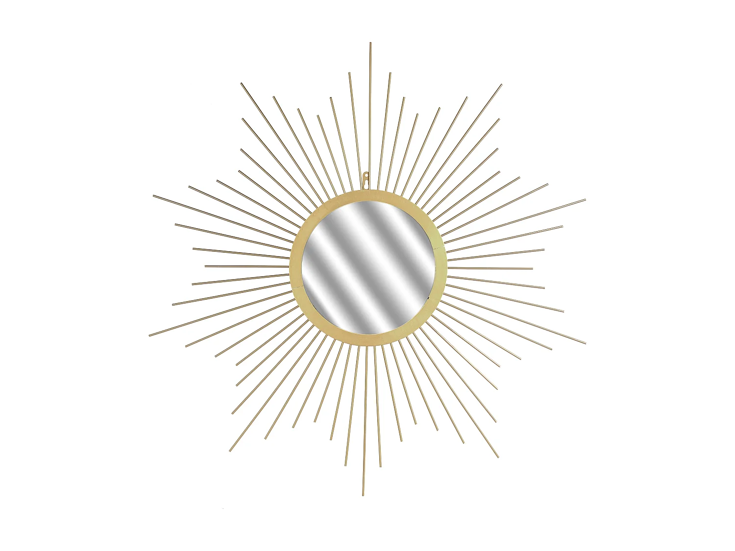 Miroir Soleil Dore 66cm Or
