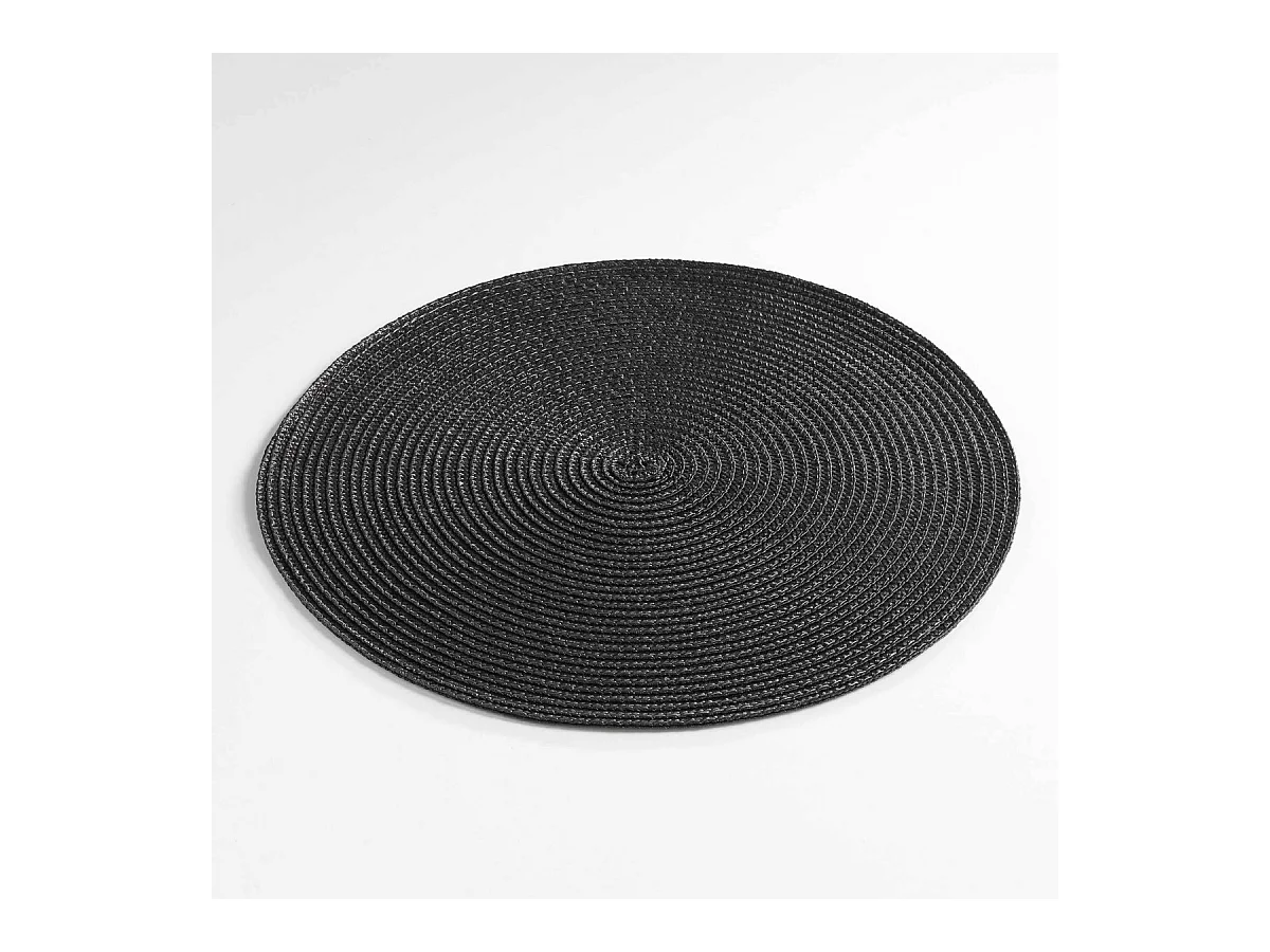 Set de Table "Zebulon" 35cm Noir