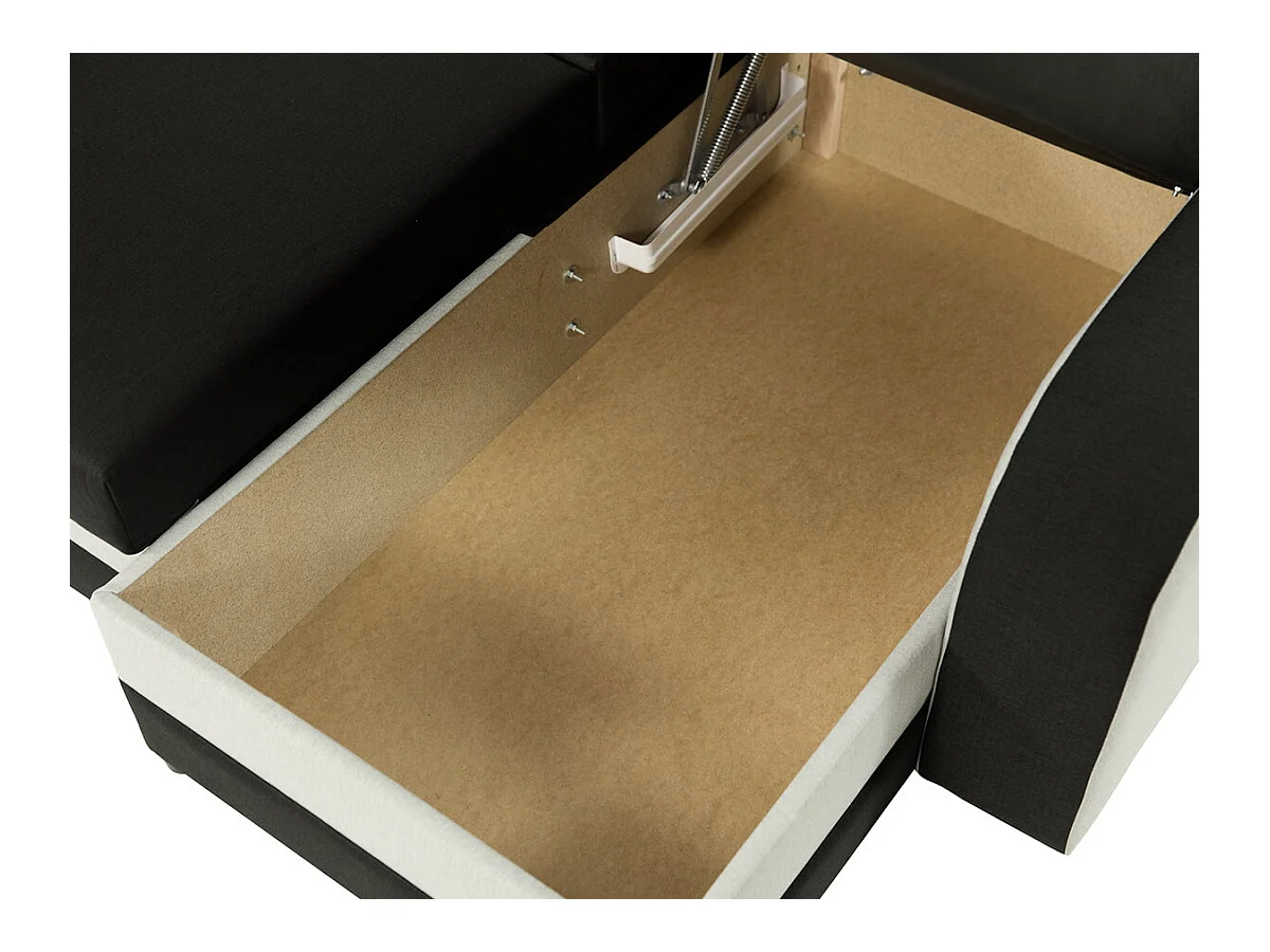 Sofá de canto Comfivo 135, Cinzento, Funcionalidade de dormir