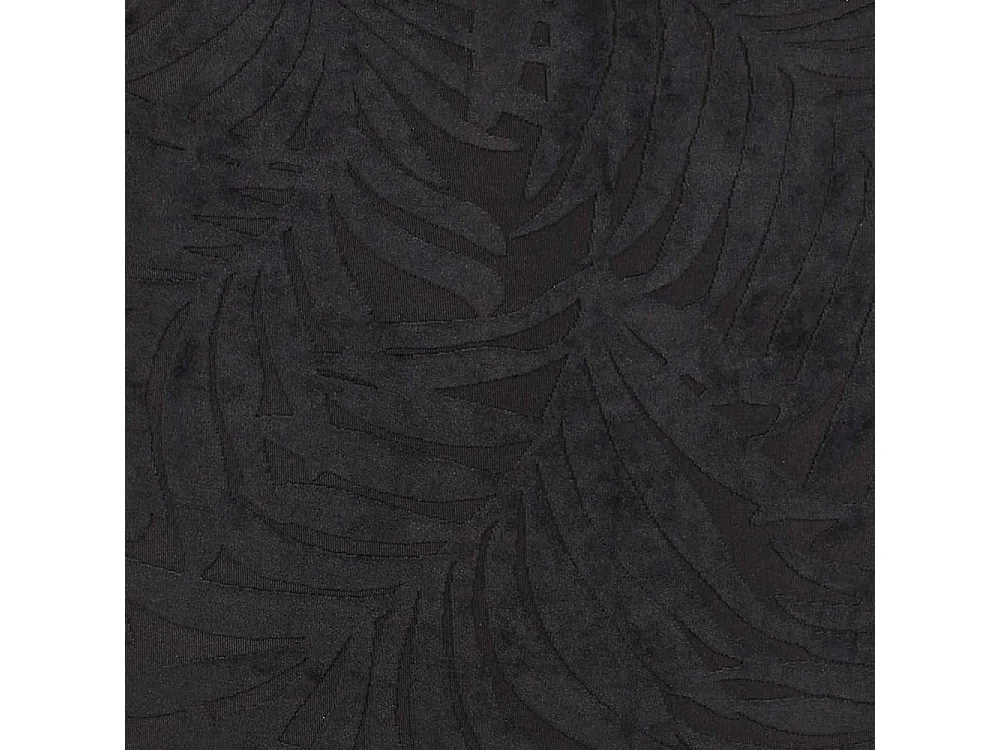 Chaise en métal assise en velours Leaf (Lot de 2)