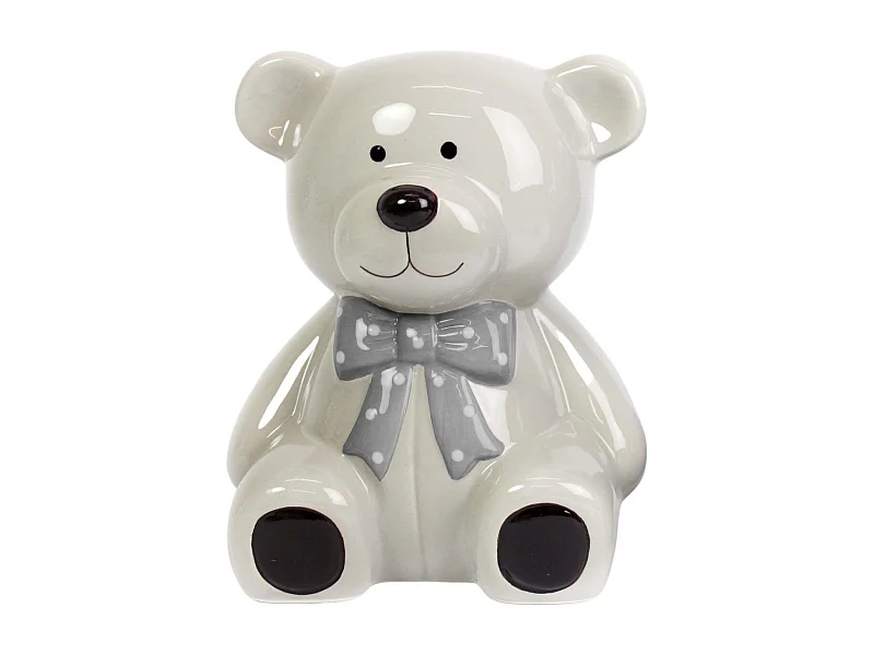 Tirelire enfant en dolomite Nounours 15 cm