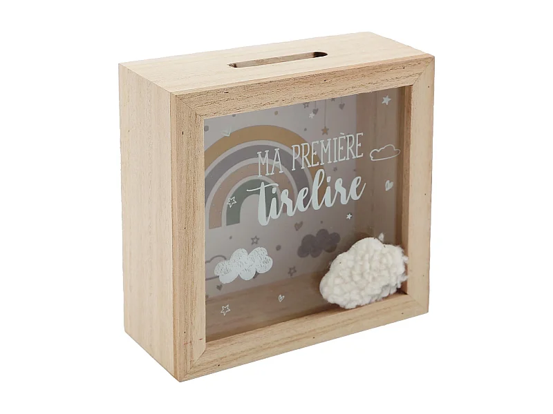 Tirelire enfant arc en ciel ma 1ere tirelire