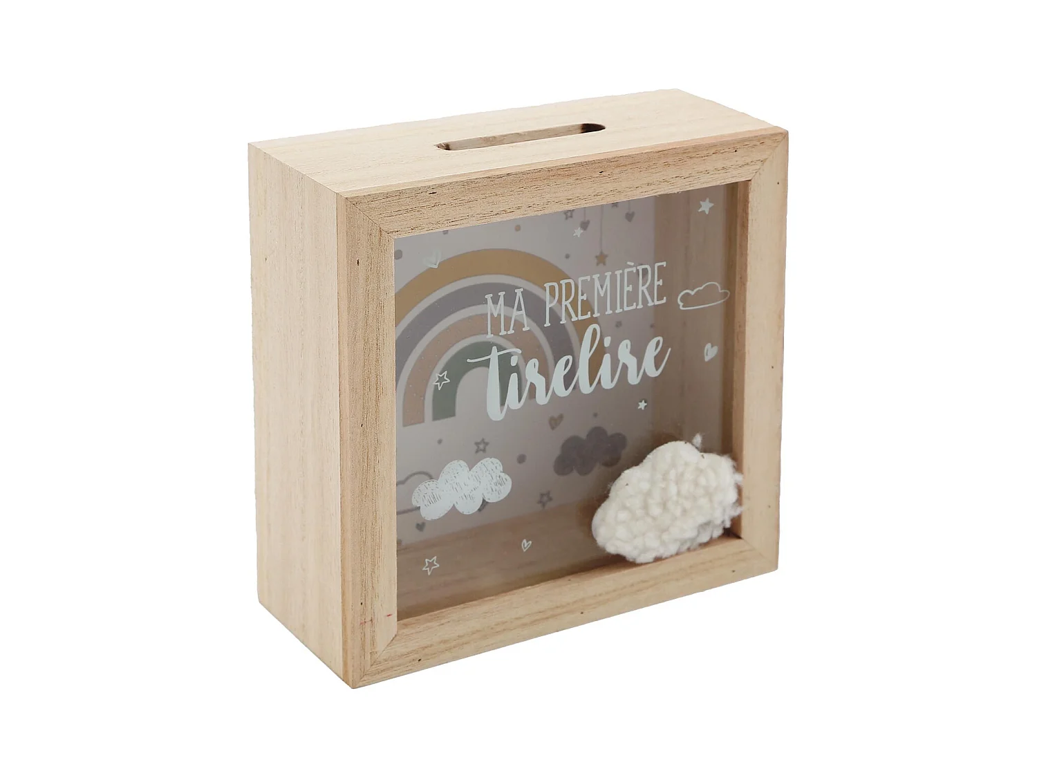 Tirelire enfant arc en ciel ma 1ere tirelire
