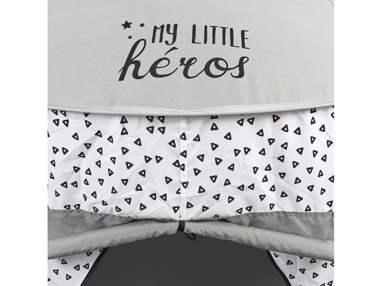 Tente Pop Up Grise 100x135cm Blanc, Gris, Noir