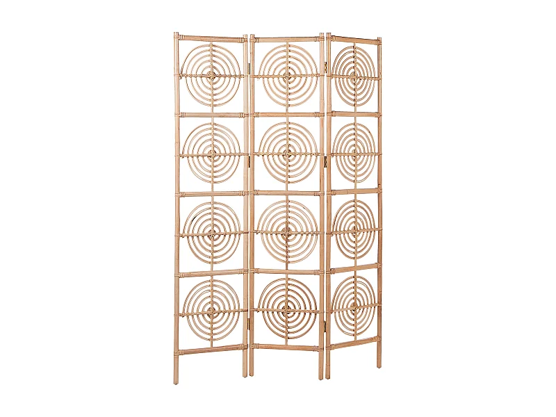 Separador de ambientes de 3 paneles ALTAMURA Marrón claro 117 cm 180 cm