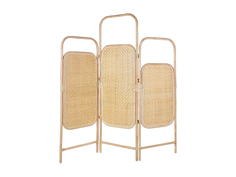 Separador de ambientes de 3 paneles CARPI Natural 166 cm 180 cm