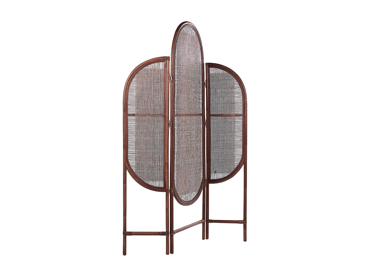 Séparateur de pièce à 3 panneaux VIGEVANO Marron 134 cm 180 cm