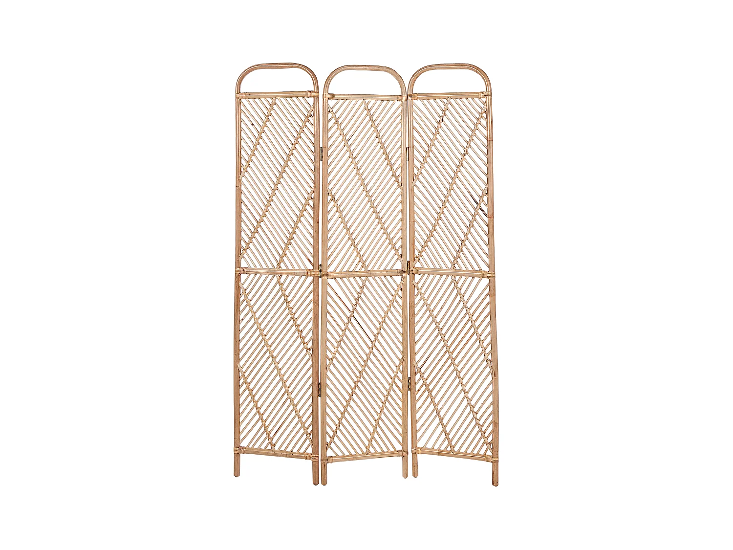 Séparateur de pièce à 3 panneaux COSENZA Marron clair 106 cm 180 cm