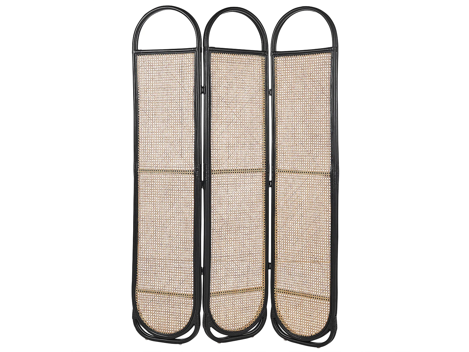 Séparateur de pièce à 3 panneaux CORTONA Marron clair 118 cm 180 cm