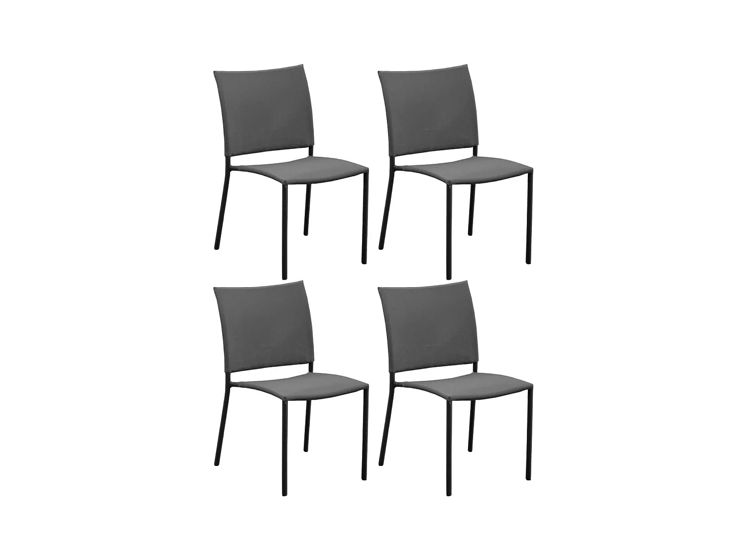 Chaise de jardin Bonbon pour enfant (Lot de 4)