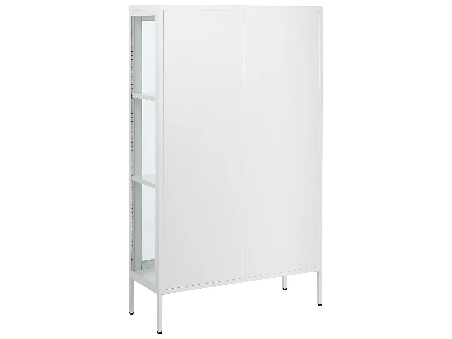 Witryna NASH Metal 90 cm Biały