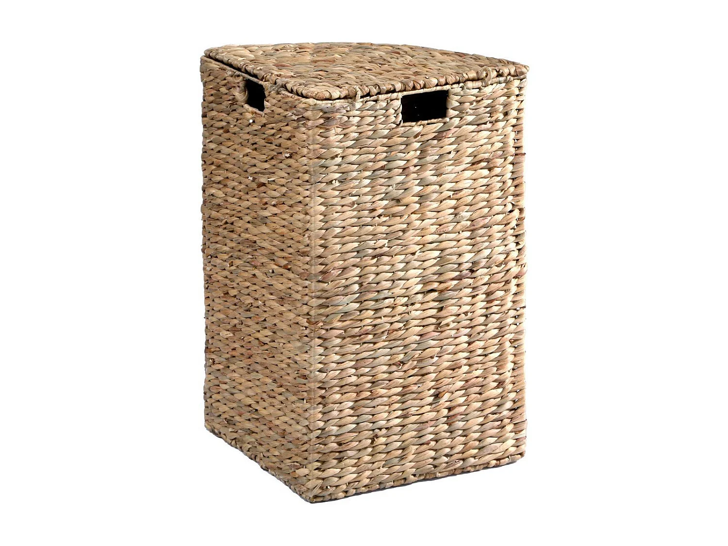 Hoekwasmand van waterhyacint - H66 cm