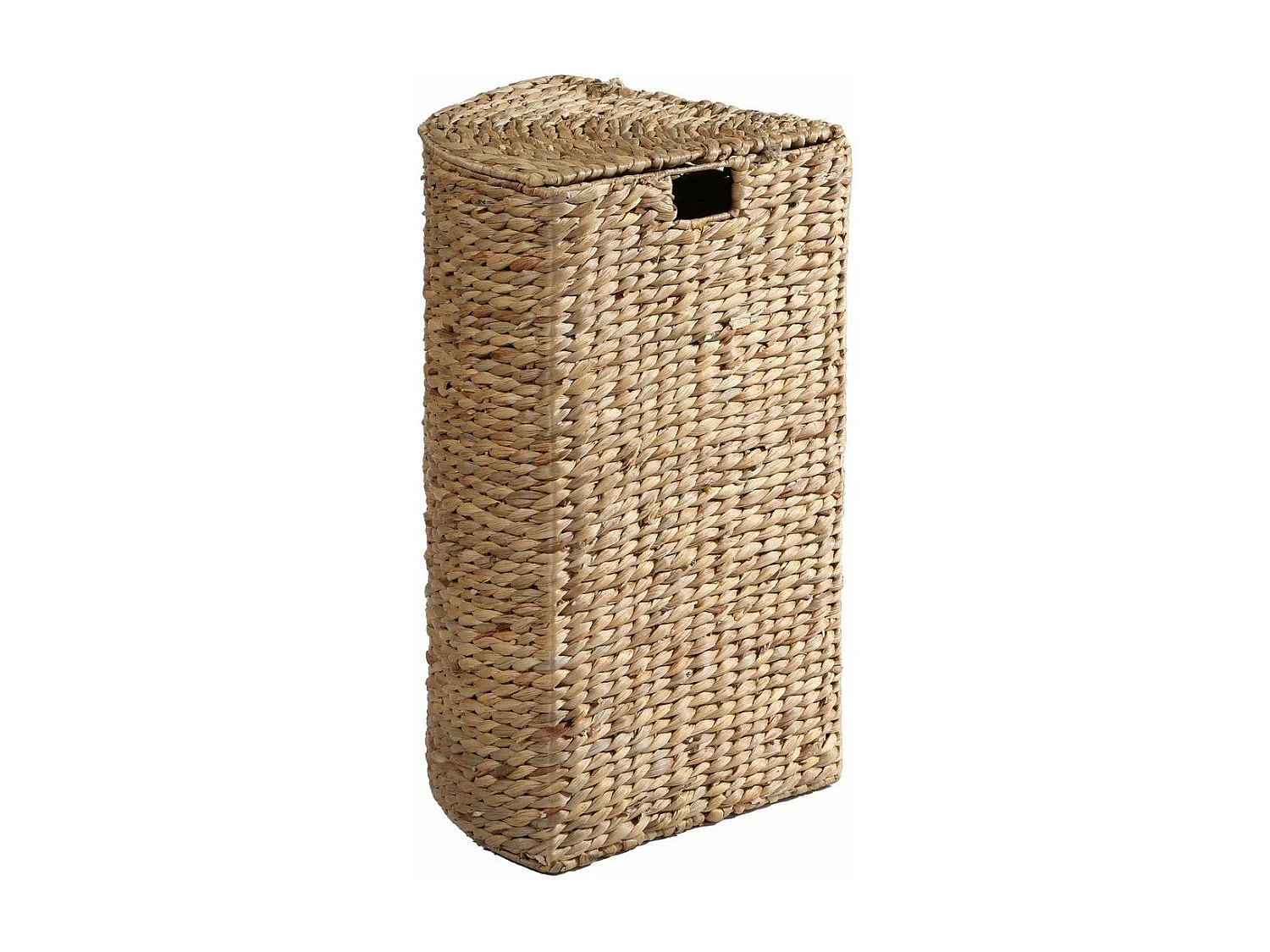 Hoekwasmand van waterhyacint - H66 cm