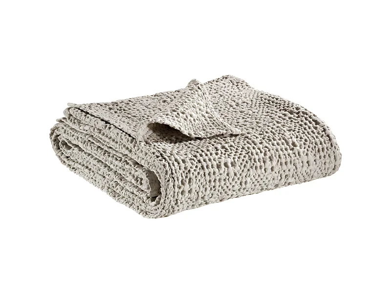 Jeté de lit en coton Tana 260 x 240 cm