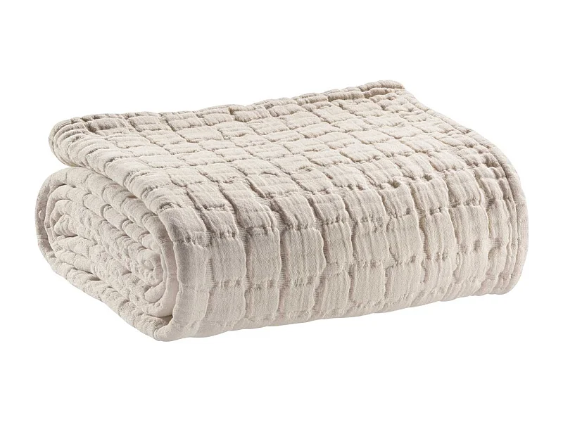 Plaid en coton Swami 130 x 200 cm Lin