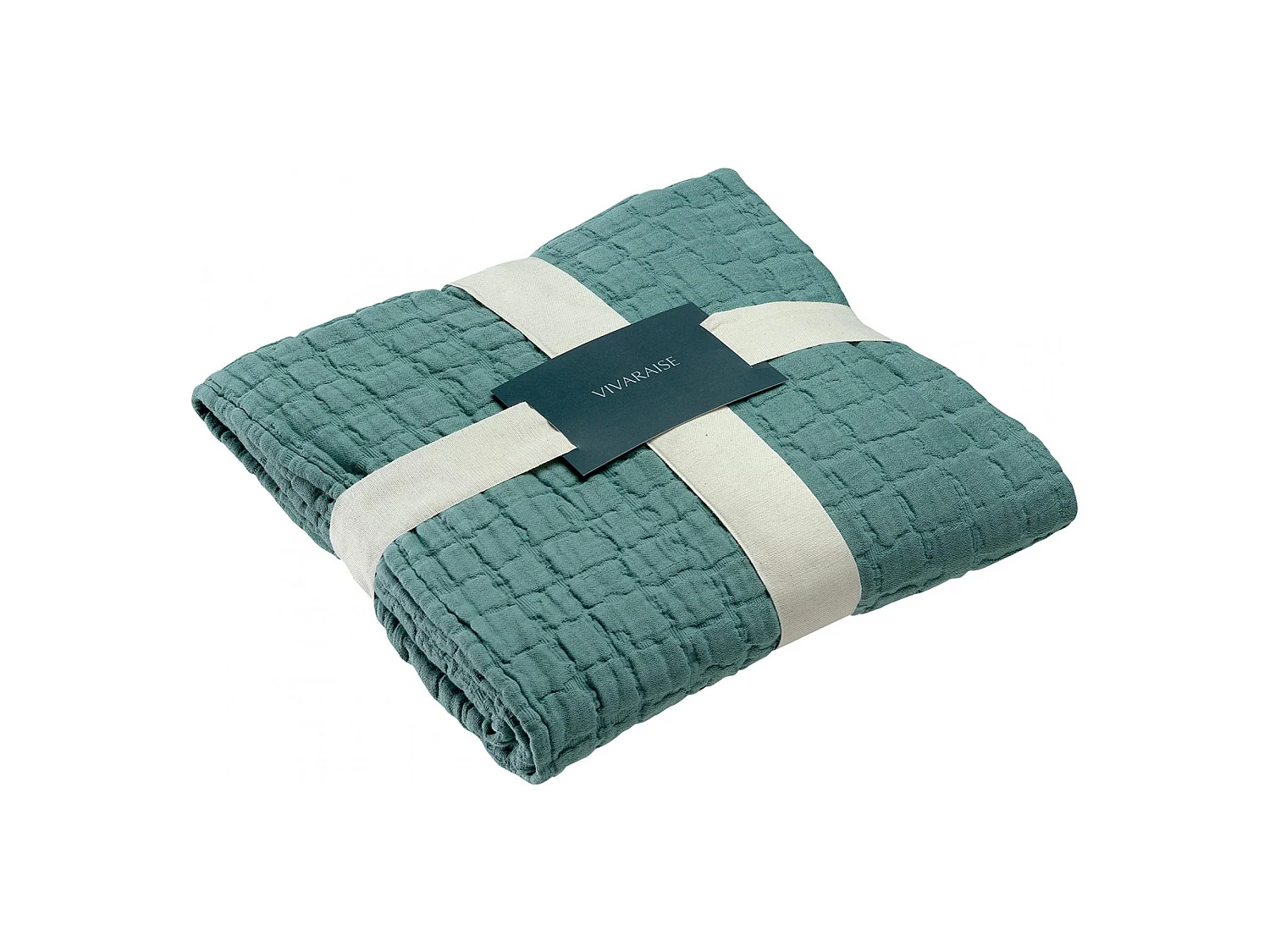 Plaid en coton Swami 130 x 200 cm Lin