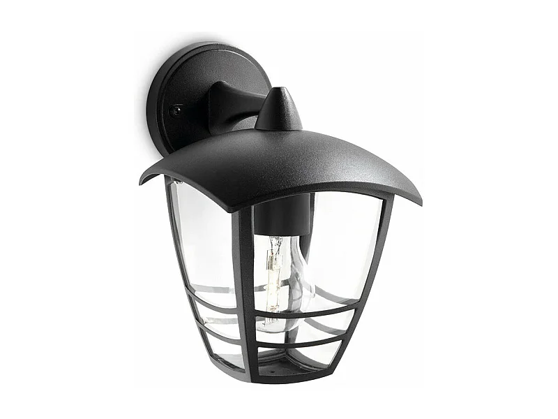 Außenwandlaterne PHILIPS Creek Aluminium Schwarz