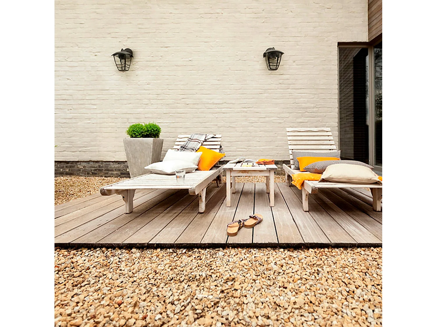 Buitenwandlantaarn - PHILIPS - Creek - Aluminium - Zwart