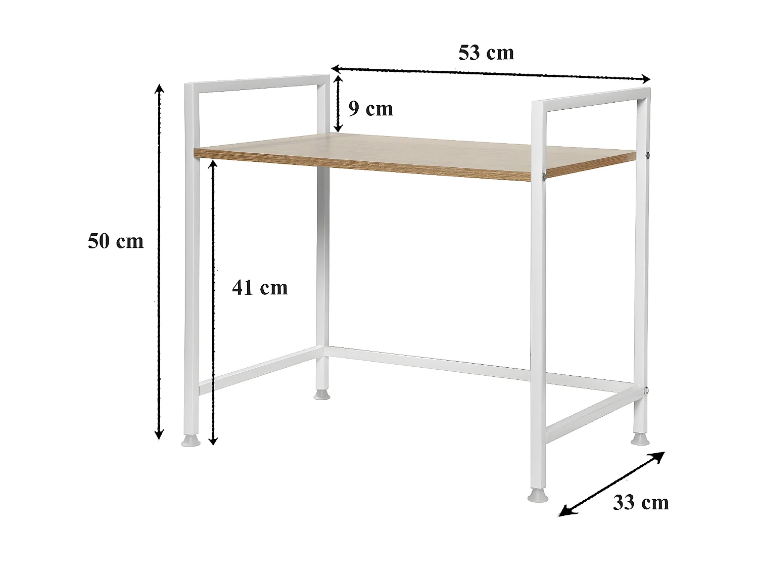 Etagère cuisine pour four à micro-ondes - H50 cm