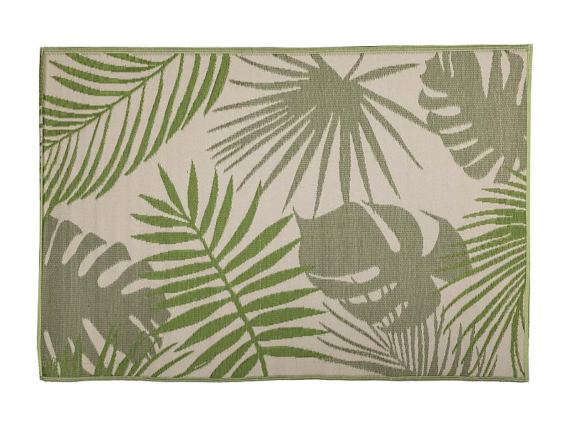 Grand tapis de jardin réversible 242,5 x 150 cm Jungle