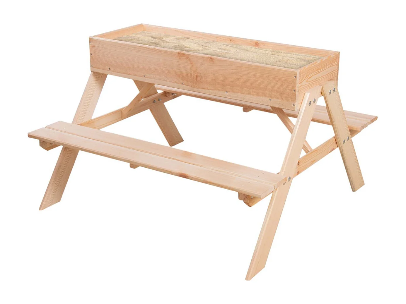 Kindertisch mit integriertem Sandkasten