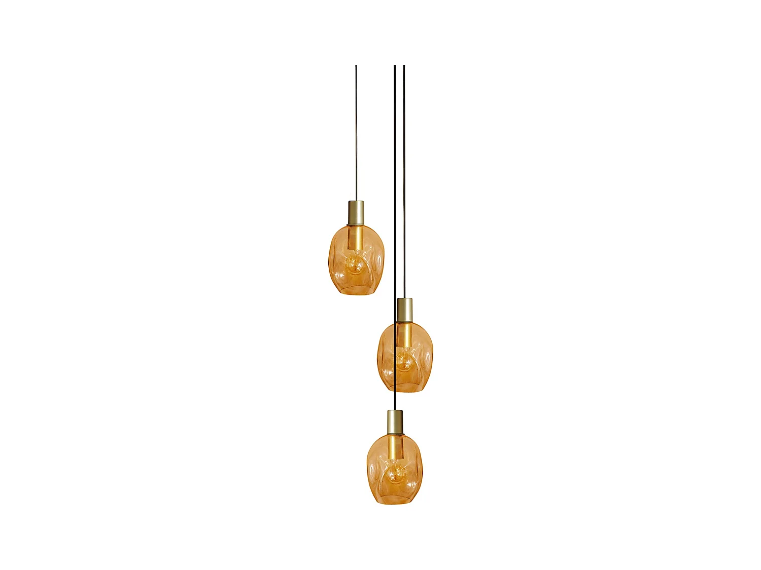 Lustre TOSEL ,métal,Dorado,P100xD60xD H cm