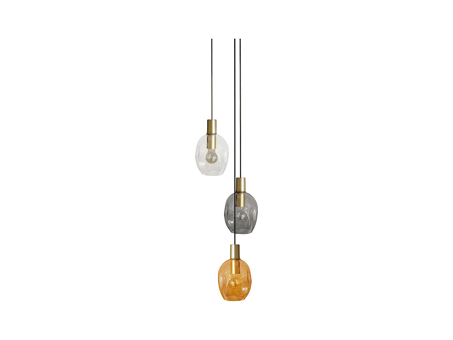 Lustre TOSEL ,métal,Multicolore,P100xD60xDH cm