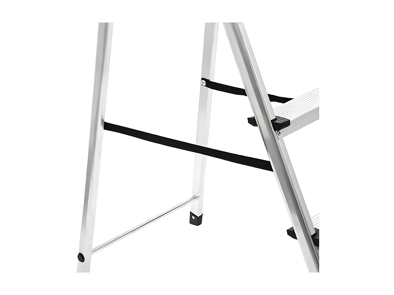 Escabeau 5 Marches Aluminium "Stool" 173cm Noir
