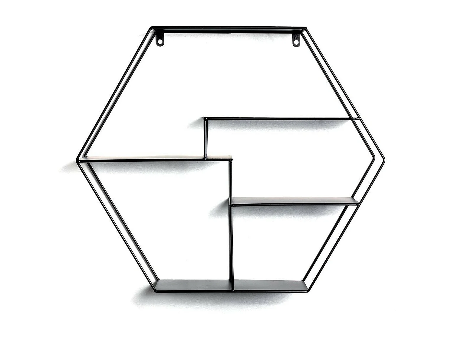 Étagère Murale 3 Niveaux "Inaya" 61cm Noir