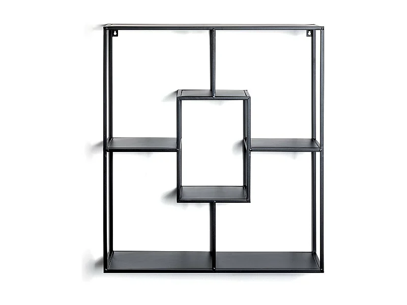 Étagère Murale Design "Tybia" 70cm Noir