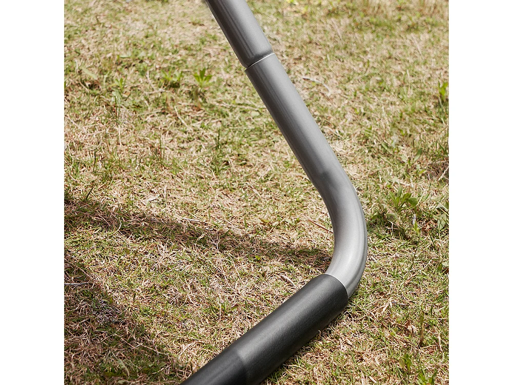 SoBuy OGS38-R Transat de Jardin Chaise Longue Bain de Soleil avec Appui-tête- Charge Max 120 kg, Rouge