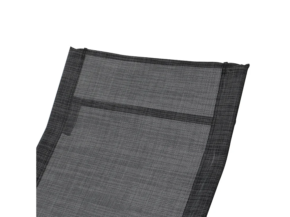 SoBuy Poltrona a Dondolo da Giardino Sedia a Dondolo Esterno con Tasca Laterale Portata Fino a 150 kg Grigio Scuro OGS47-MS