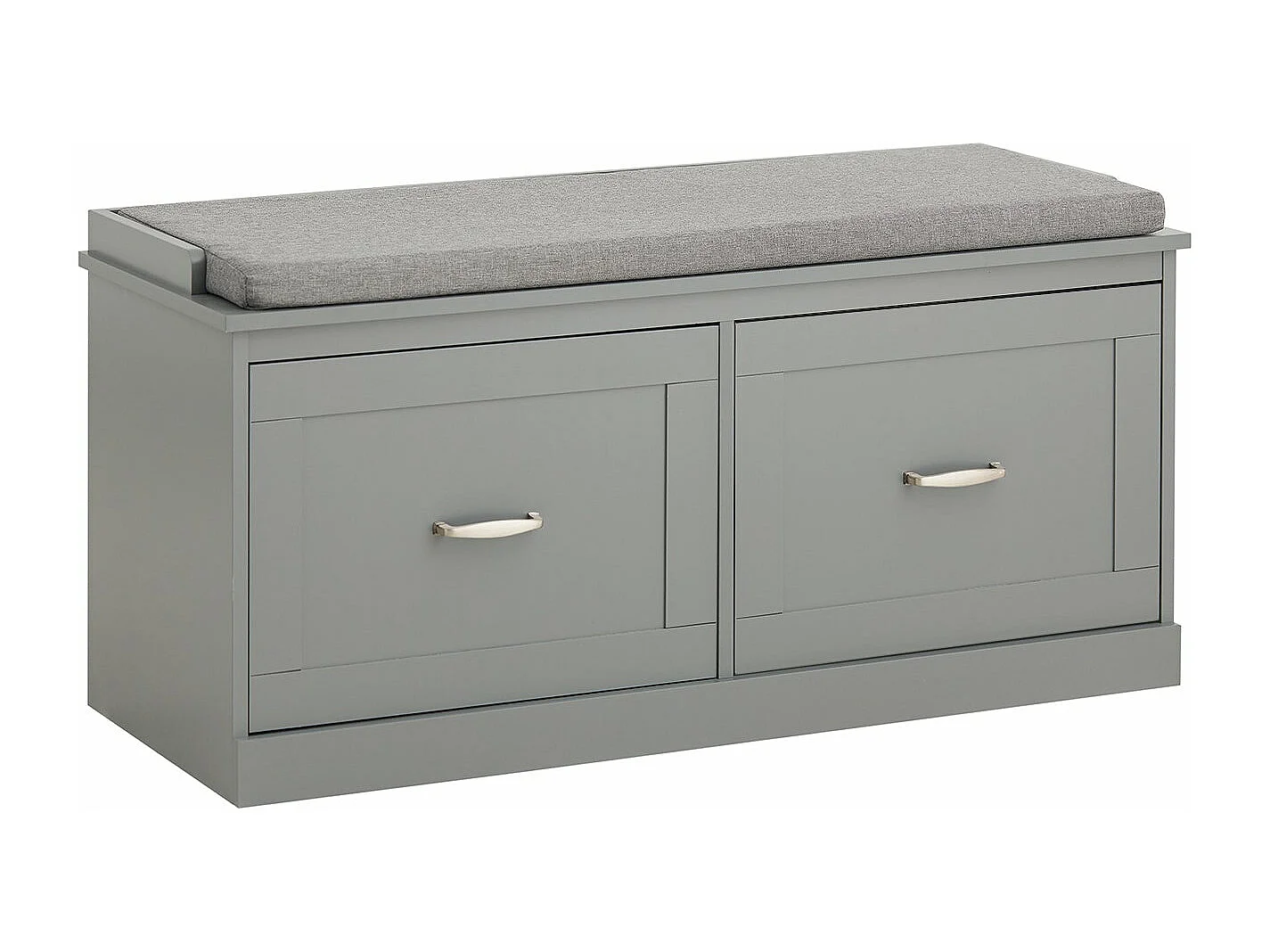 Schuhbank FSR131-HG 98 x 98 x 37 cm Grau