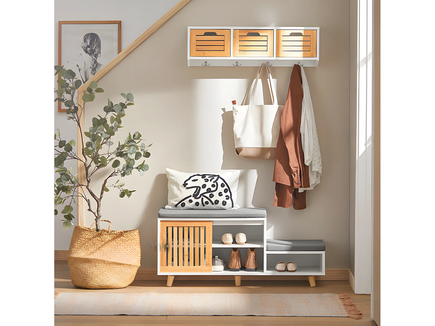 Szafka na buty z 2 miejsca FSR125-WN