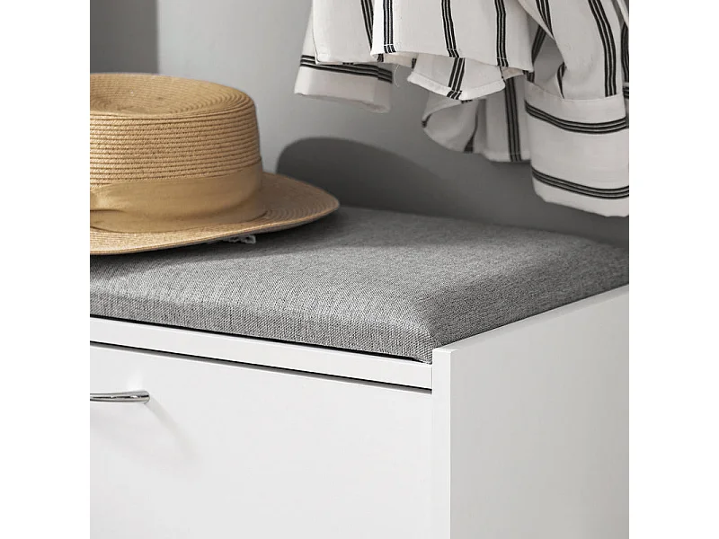 SoBuy Scarpiera Panca Scarpiera Portascarpe Con Seduta Grigio Profondità30cm FSR16-HG