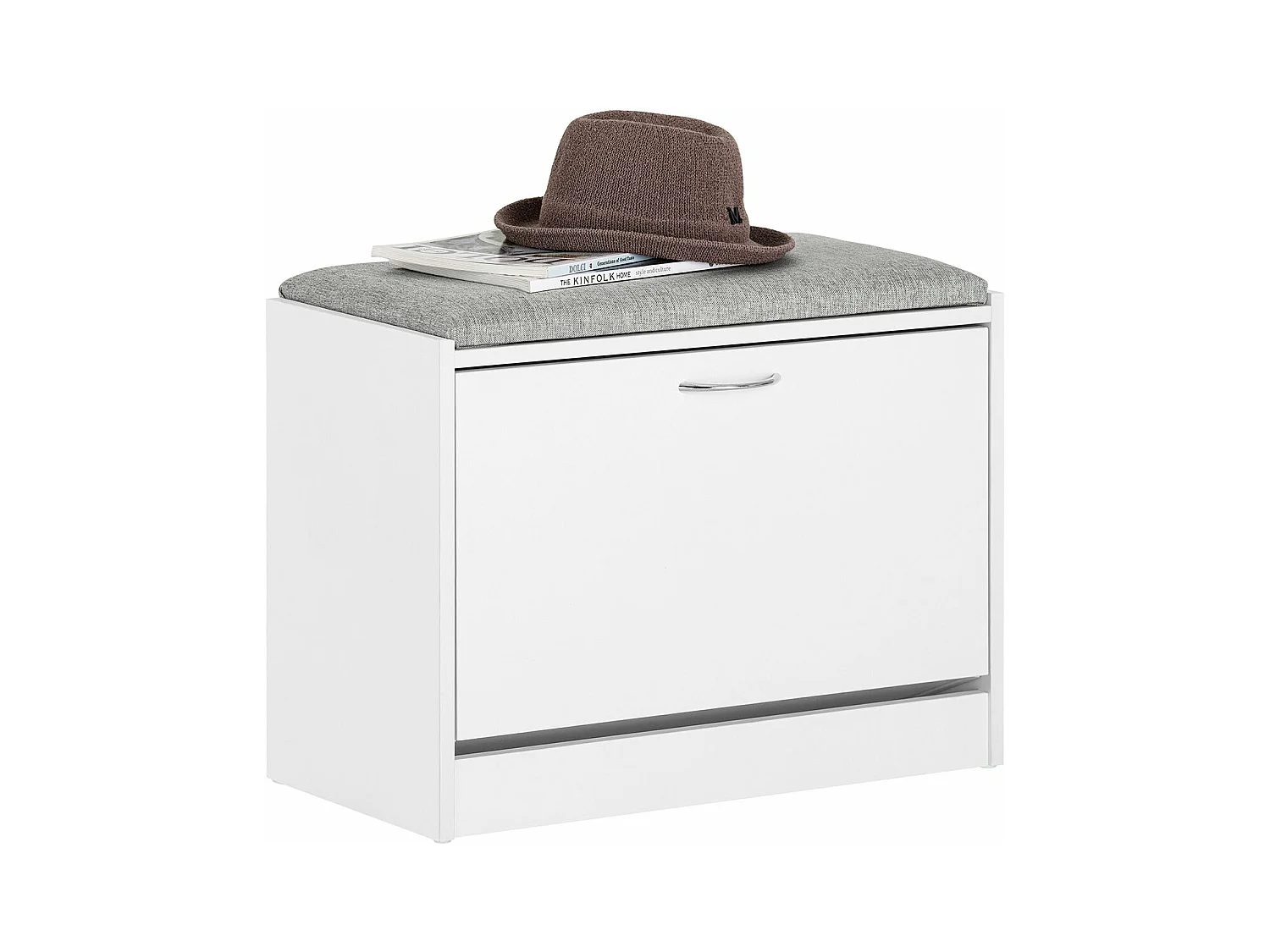 SoBuy FSR16-HG Schoenenrek | Wit | MDF | 60 x 30 x 48
