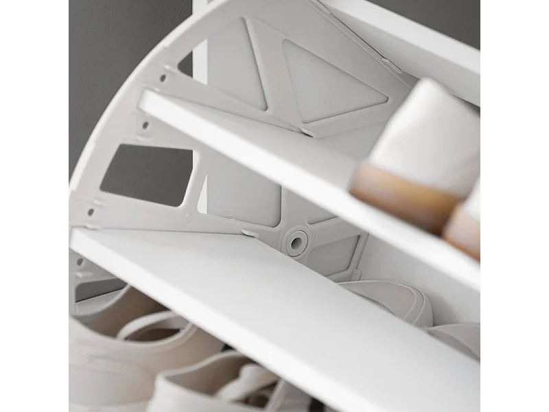 Banc Armoire à Chaussures 1 abattant avec Coussin Meuble d’entrée, FSR16-HG