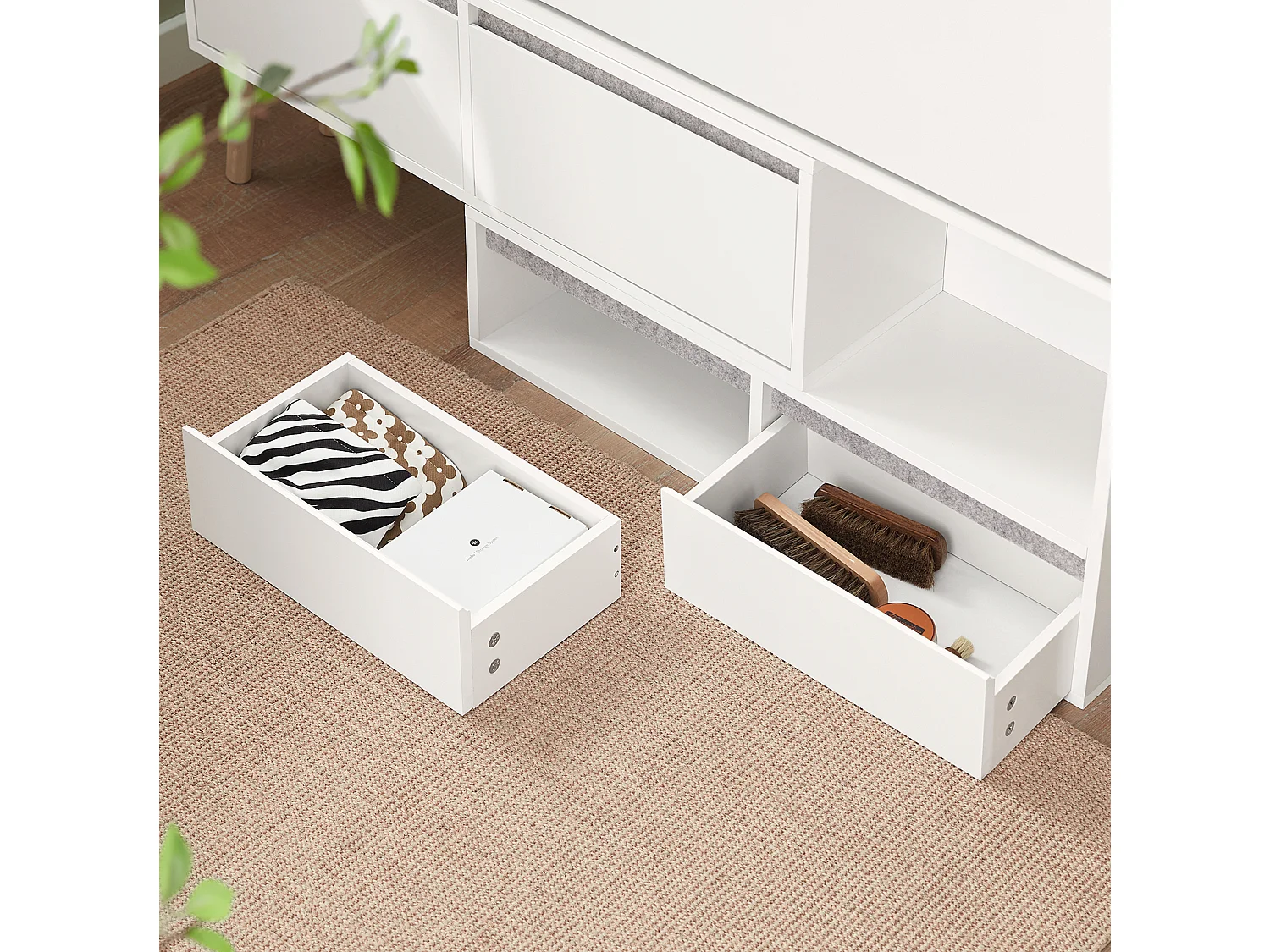 Schuhschrank FSR134-W 92 x 115 x 24 cm Weiß