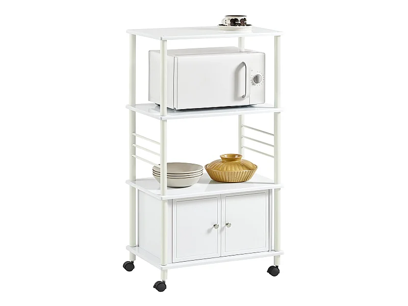 Carrito de Cocina, Estante de Cocina, Estante con Ruedas, Estantería de Cocina, FRG12-W SoBuy ES
