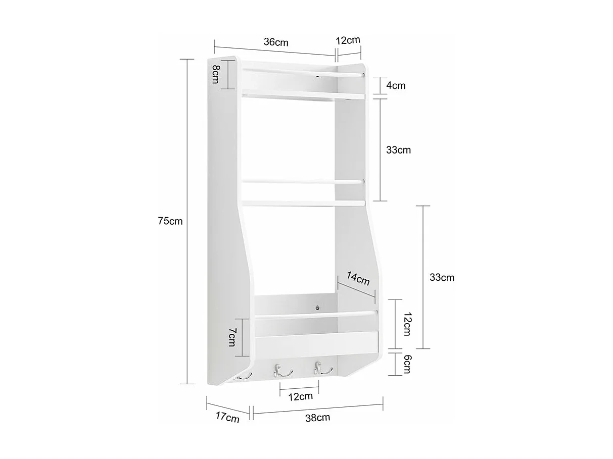 SoBuy abrigo de madeira, banco de jardim, Banco de jardim de metal KCR12-W