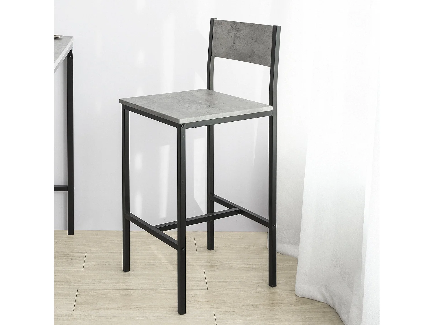 SoBuy FBT111-HGx2 Lot de 2 Table de Chevet Table de Nuit Bout de Canapé Table de Canapé Table d'Appoint Table Basse avec Tiroir