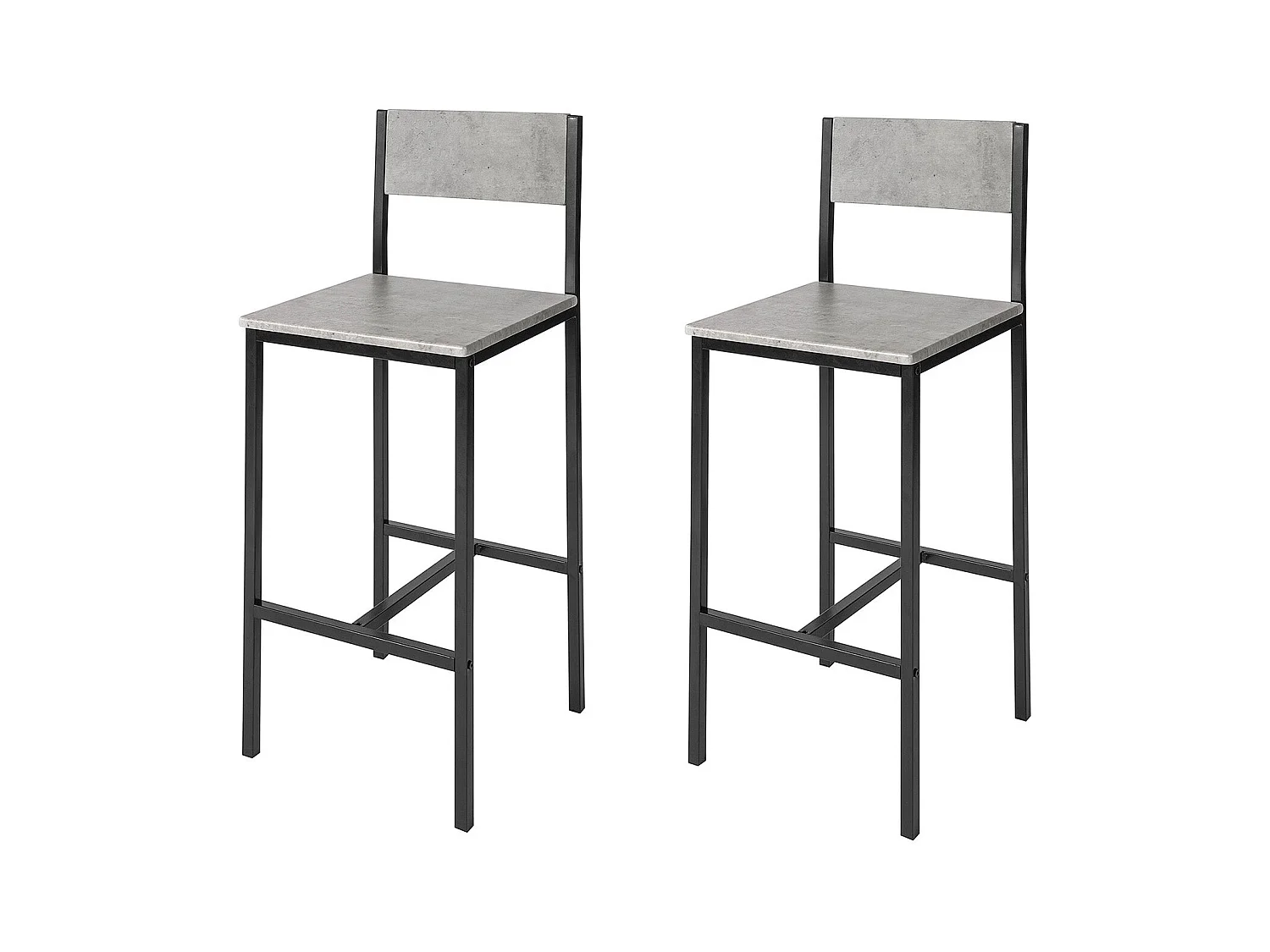SoBuy FBT111-HGx2 Nachtkastje Bijzettafel Sofa Bijzettafel Salontafel met Lade voor Woonkamer, Slaapkamer of Kantoor