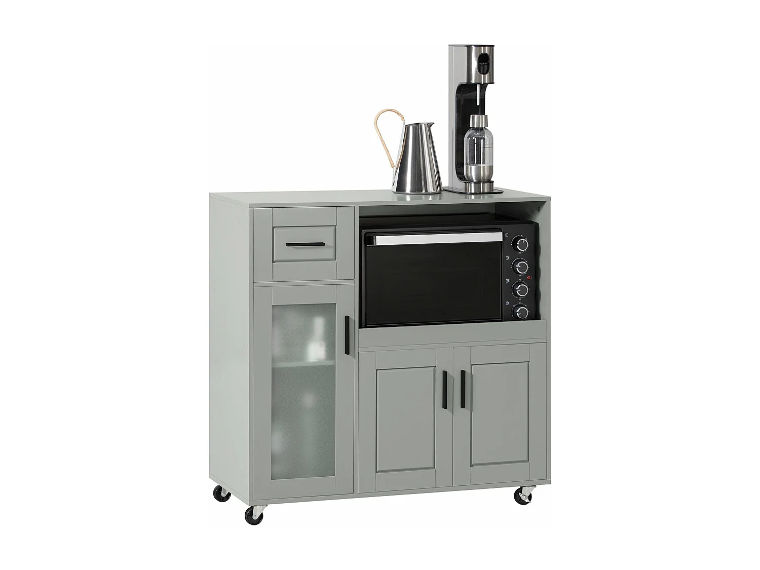 Küchenschrank FSB78-HG 89 x 89 x 89 cm Grau