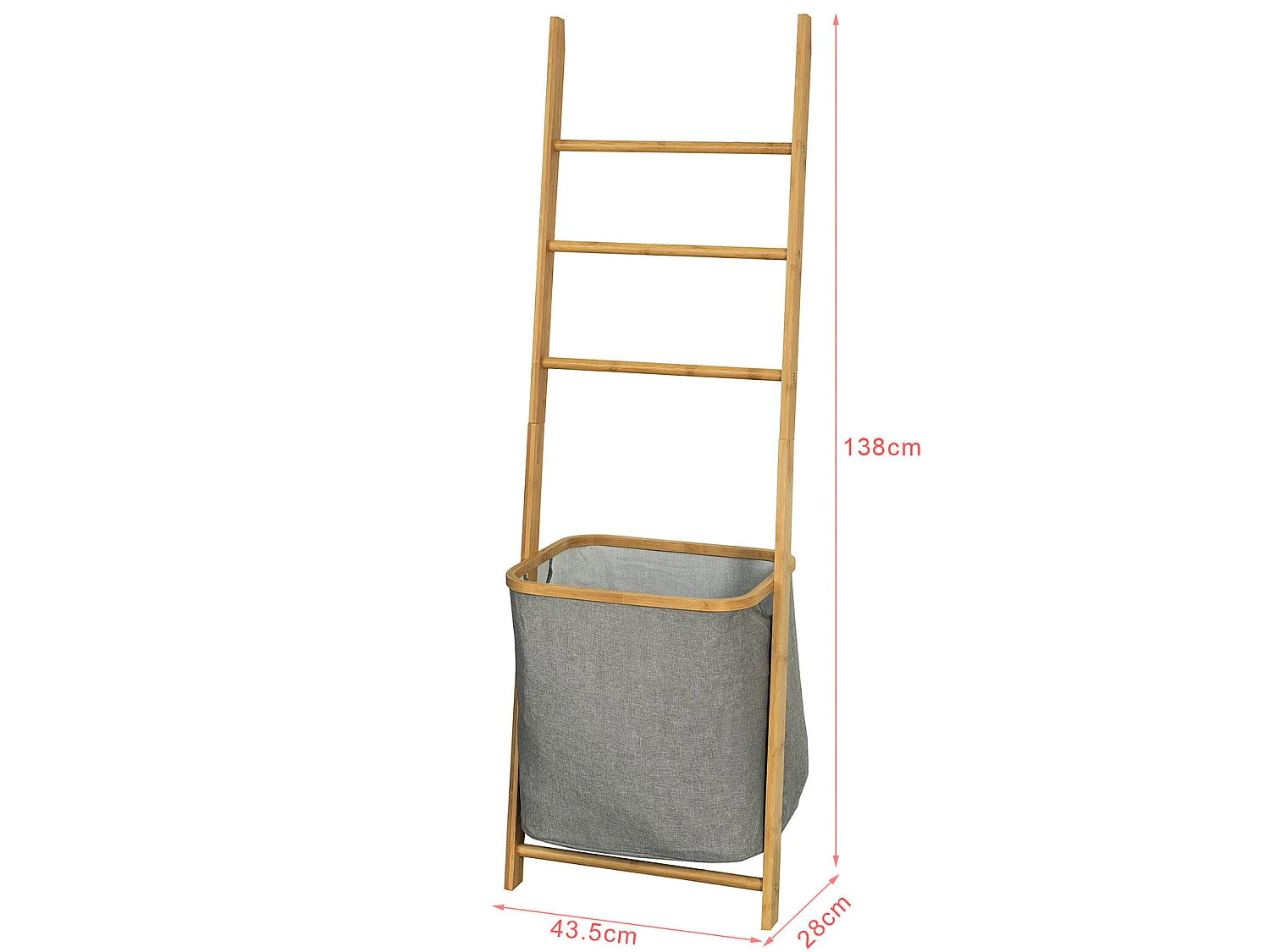 Handtuchhalter FRG263-N 44 x 138 x 28 cm Natur