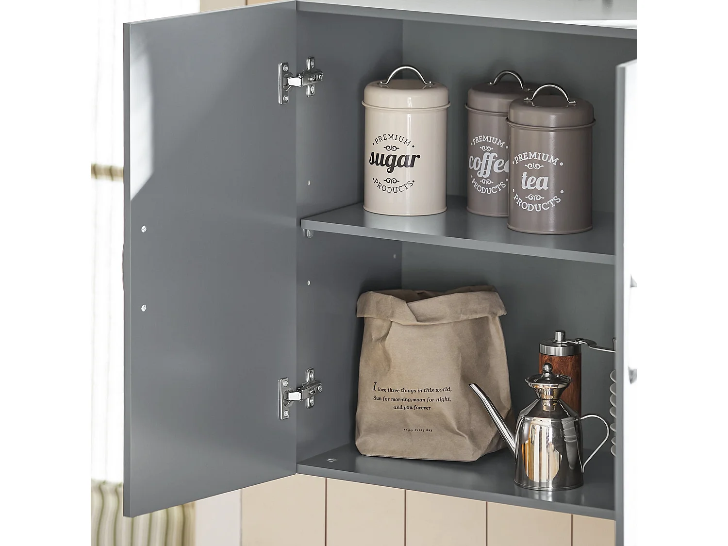 Hängeschrank FRG231-DG 60 x 60 x 30 cm Grau